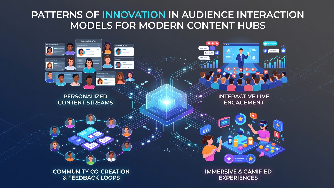 Patterns of Innovation in Audience Interaction Models for Modern Content Hubs