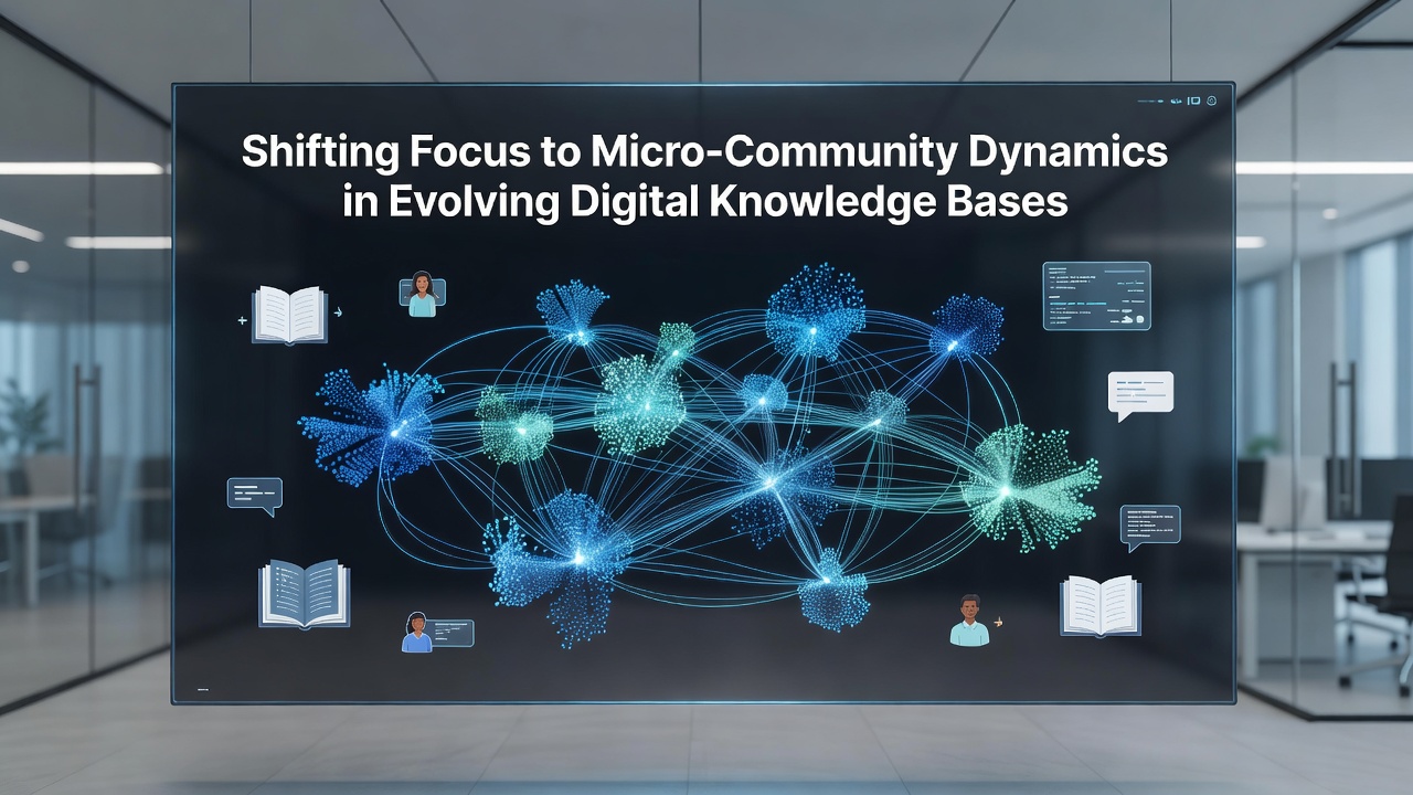 Shifting Focus to Micro-Community Dynamics in Evolving Digital Knowledge Bases